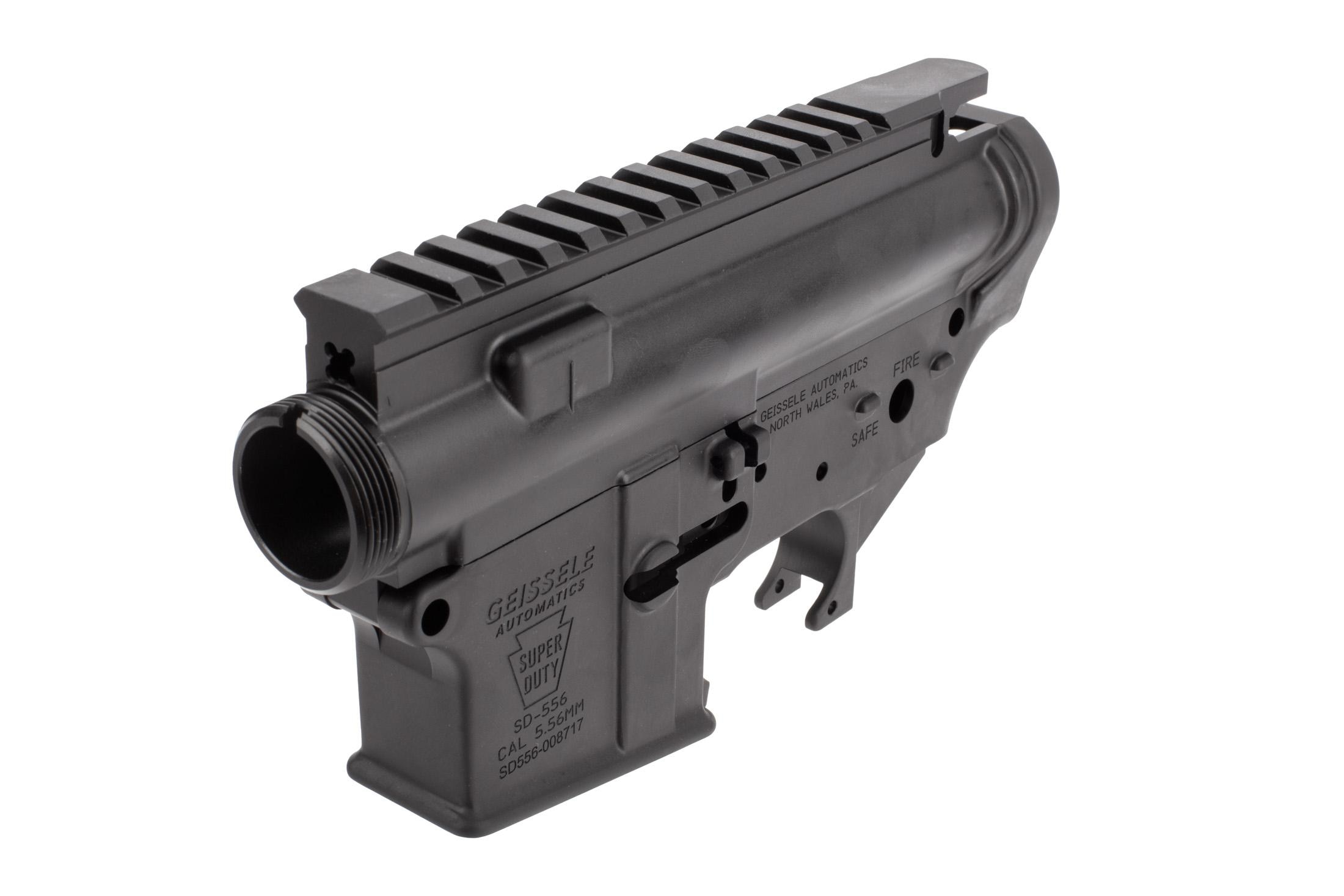 Geissele Automatics Super Duty Stripped AR-15 Receiver Set - Black